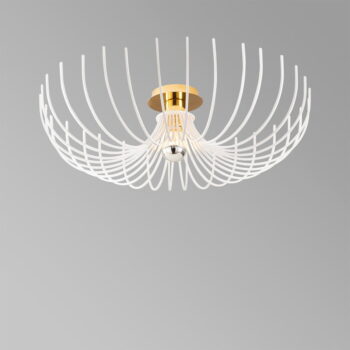 Biele stropné svietidlo ø 56 cm Aspendos – Opviq lights - Image 4