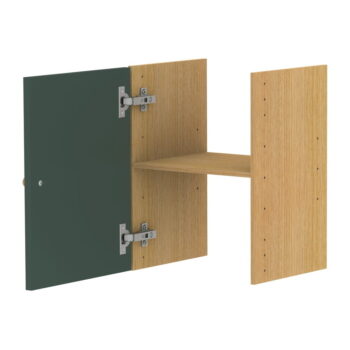Zelený modulárny policový systém 33x43.5 cm Z Cube - Tenzo - Image 5