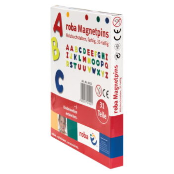 Súprava magnetiek 31 ks Alphabet – Roba - Image 4