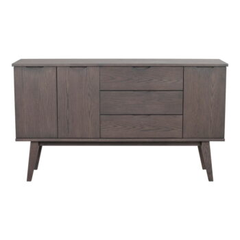 Hnedá nízka komoda v dekore duba 150x85 cm Filippa – Rowico