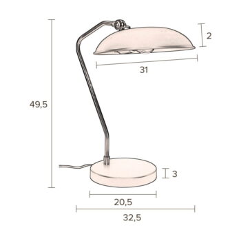 Stolová lampa v zeleno-zlatej farbe Dutchbone Liam – Obrázok 2