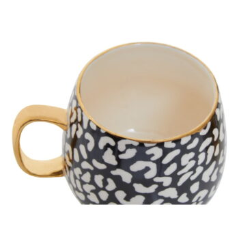 Hrnčeky z kameniny v čierno-zlatej farbe v súprave 2 ks 330 ml London – Premier Housewares – Obrázok 5