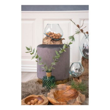 Sivý puf House Nordic Gamby, ø 34 cm - Image 2