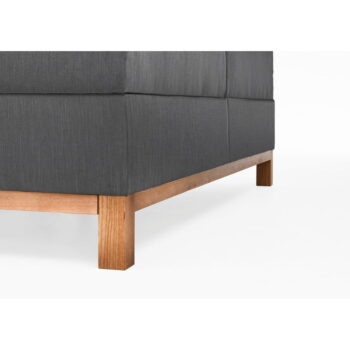 Tmavosivá boxspring posteľ s úložným priestorom 180x200 cm Catania - Meise Möbel - Image 11