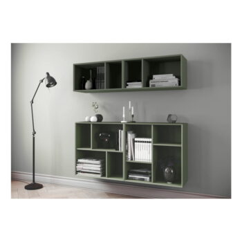 Tmavozelený modulárny policový systém 70x36 cm Z Cube - Tenzo – Obrázok 5