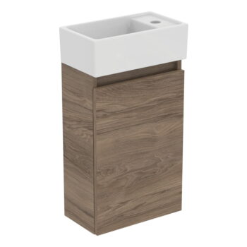 Závesná skrinka pod umývadlo v dekore orecha v prírodnej farbe 35x55 cm Eurovit+ – Ideal Standard – Obrázok 3