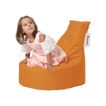 Oranžový detský sedací vak Baton – Floriane Garden – Obrázok 3