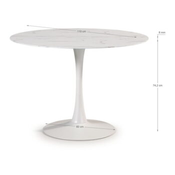 Okrúhly jedálenský stôl ø 110 cm Ada – Marckeric - Image 4