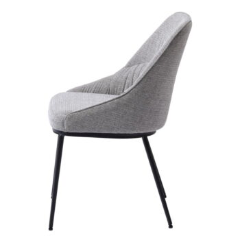 Sivé jedálenské stoličky v súprave 2 ks Meridian – Unique Furniture – Obrázok 4