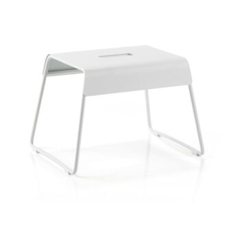 Biela stolička A-Stool – Zone