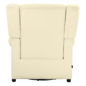 Biele zamatové hojdacie chesterfield kreslo Lillyse – Støraa - Image 8