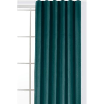 Zamatový dimout záves v petrolejovej farbe 530x250 cm Velto – Filumi – Obrázok 4