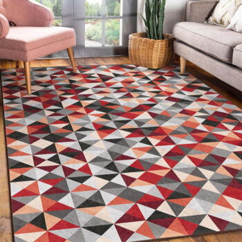 Červeno-sivý prateľný behúň 80x200 cm Ignite – Mila Home - Image 2