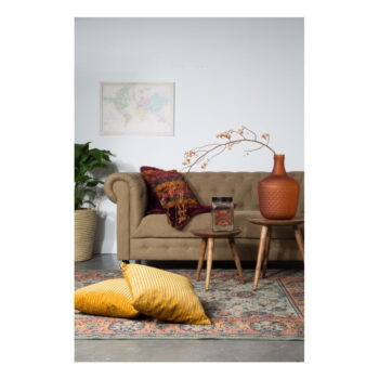 Červeno-oranžový vankúš Dutchbone Ottava, 45 × 45 cm - Image 5