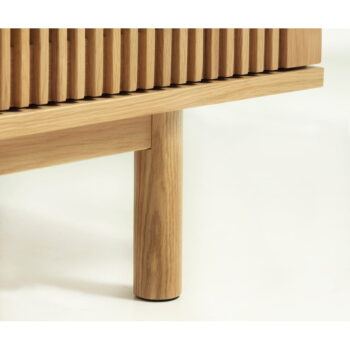 Nízka komoda v dekore duba v prírodnej farbe 143x70 cm Tiber – Unique Furniture – Obrázok 7