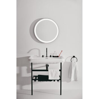 Čierny kovový podstavec pod umývadlo 56x82 cm Conca – Ideal Standard - Image 5