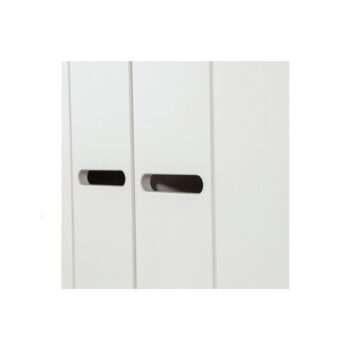 Biela šatníková skriňa z borovicového dreva 77x175 cm Connect – WOOOD - Image 6