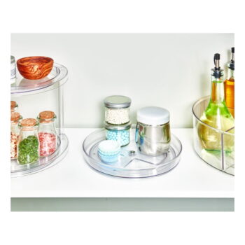 Okrúhly otočný podstavec na dózy iDesign The Home Edit, ⌀ 23,5 cm – Obrázok 4