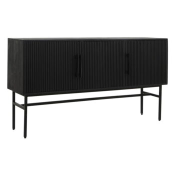 Čierna nízka komoda z mangového dreva 150x80 cm Abage – Light & Living - Image 6