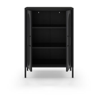 Čierna skrinka 70x100 cm Diora – Marckeric - Image 4