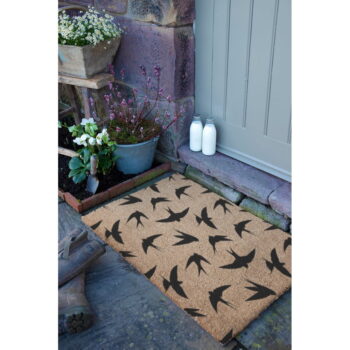 Rohožka z kokosového vlákna 60x90 cm Swallows – Artsy Doormats - Image 9