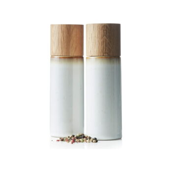 Súprava 2 krémovobielych kameninových mlynčekov na soľ a korenie Bitz Basics Cream – Obrázok 5