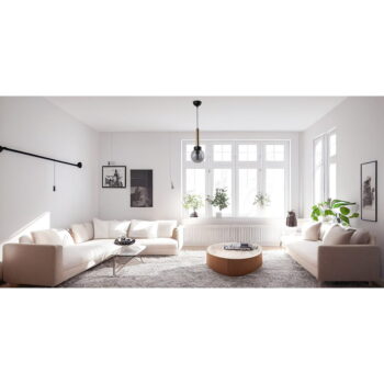 Závesné svietidlo so skleneným tienidlom ø 15 cm Cota – Squid Lighting – Obrázok 2