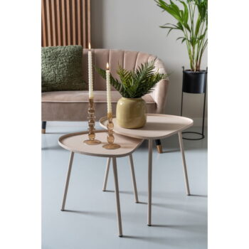Kovový odkladací stolík ø 44 cm Boaz – Leitmotiv - Image 4