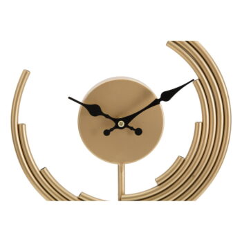 Stolové hodiny v zlatom dekore Mauro Ferretti Moon – Obrázok 5