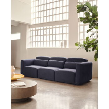 Tmavomodrá pohovka 263 cm Neom – Kave Home - Image 4