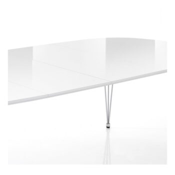 Rozkladací jedálenský stôl s bielou doskou 105x170 cm Elegant – Tomasucci – Obrázok 3
