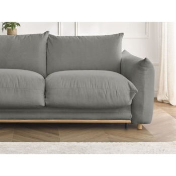 Sivá rozkladacia pohovka 214 cm Ernest – Bobochic Paris - Image 2