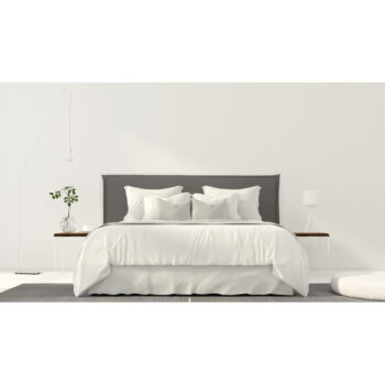 Sivé čalúnené čelo postele 160x100 cm Edmond – Really Nice Things - Image 2