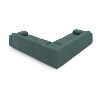 Tyrkysovomodrá rohová pohovka (variabilná/do L) Molino – Micadoni Home - Image 3