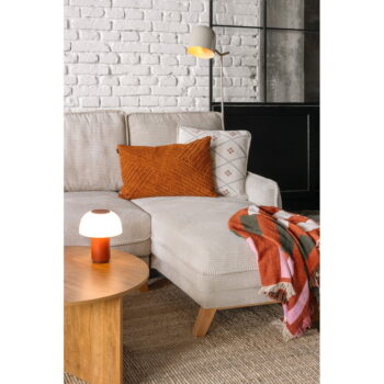 Oranžová menčestrová rozkladacia rohová pohovka (pravý roh/do tvaru "U") Tori – Bonami Selection - Image 6