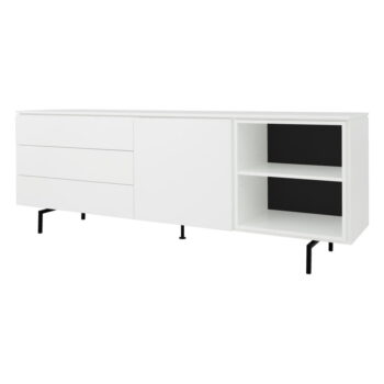 Biela nízka komoda 210x76 cm Plain – Tenzo - Image 2