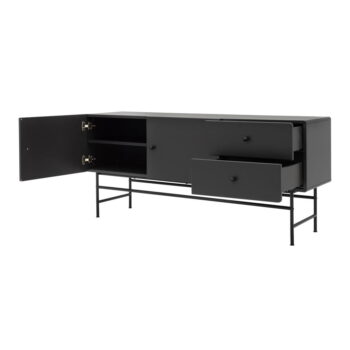 Čierna nízka komoda 68.5x68.5 cm Cocktail - Tenzo - Image 5