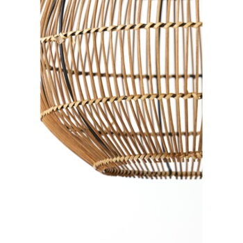 Hnedé stropné svietidlo s ratanovým tienidlom ø 40 cm Pacino - Light & Living - Image 5