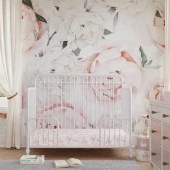 Biela kovová postieľka 70x140 cm Ivy – Støraa – Obrázok 8