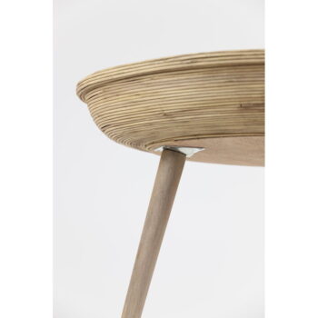 Ratanové okrúhle odkladacie stolíky v súprave 2 ks ø 56 cm Colon – Light & Living - Image 9