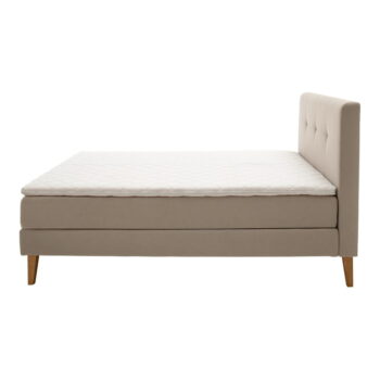 Béžová boxspring posteľ 160x200 cm Stockholm – Meise Möbel - Image 9