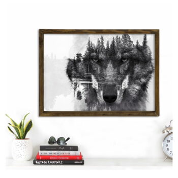 Nástenný obraz Husky, 70 × 50 cm - Image 2
