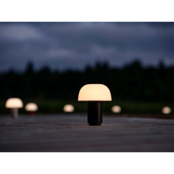 Čierna hliníková LED stmievateľná stolová lampa (výška 22 cm) Harvest – Zone – Obrázok 3