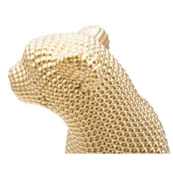 Soška v zlatom dekore Mauro Ferretti Leopard - Image 6