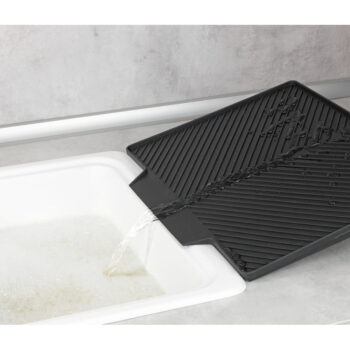 Tmavosivý odkvapkávač Wenko Nelia, 34 x 40 cm – Obrázok 9