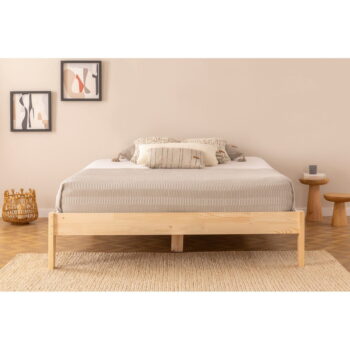 Jednolôžková posteľ zo smrekového dreva s roštom v prírodnej farbe 90x200 cm Galaksi – Kalune Design - Image 4