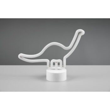 Biela LED stolová lampa (výška 20 cm) Bronto - Trio – Obrázok 5