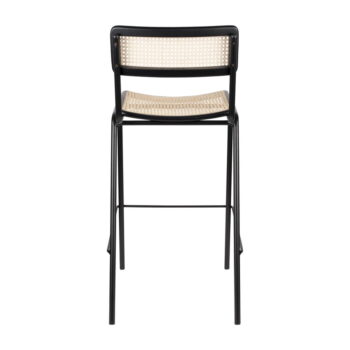 Čierne ratanové barové stoličky v súprave 2 ks 106 cm Jort - Zuiver - Image 7
