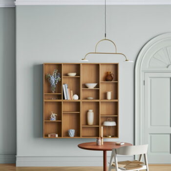 Závesná knižnica v dekore duba v prírodnej farbe 70x70 cm Mistral – Hammel Furniture - Image 4