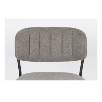 Sivé barové stoličky v súprave 2 ks 89 cm Jolien – White Label – Obrázok 2